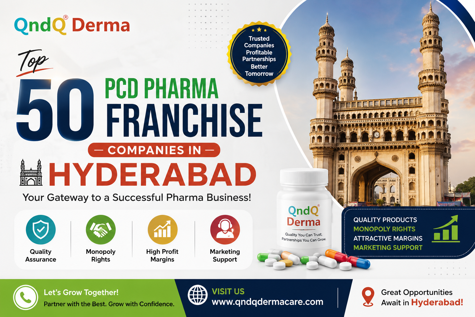 Top 50 PCD Pharma Franchise Companies in Hyderabad
